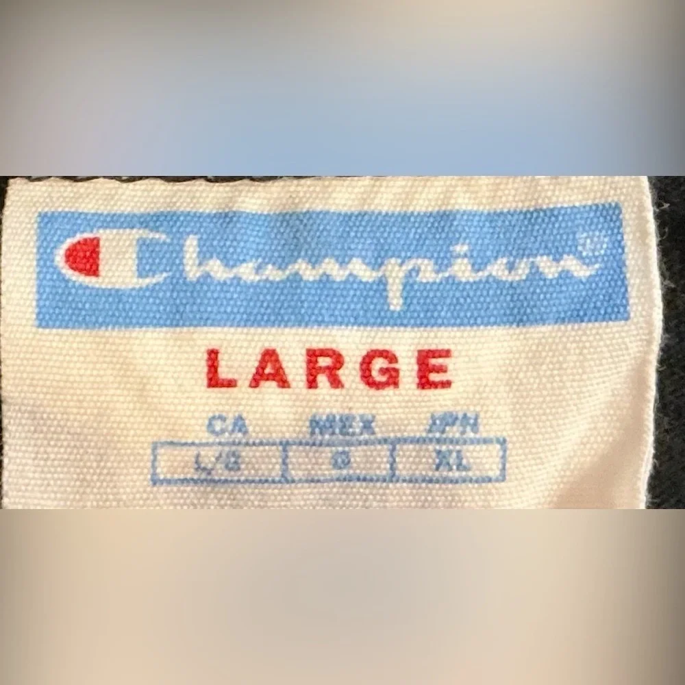 Champion Black and White Logo Tee - Picture 7 of 7